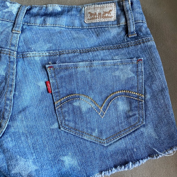 Levi’s Denim Shorty Shorts - Picture 7 of 12